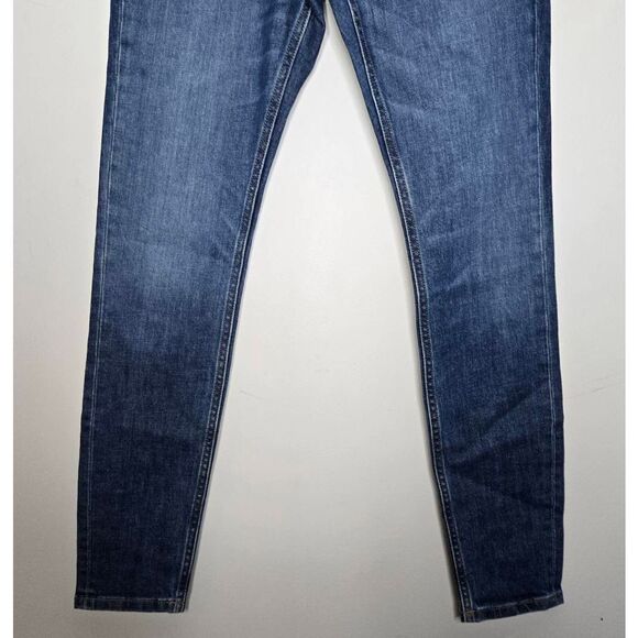 Everlane Mid Rise Skinny Jeans Size 24 Blue Denim - Picture 3 of 6